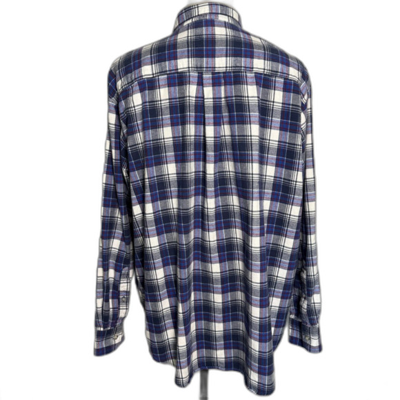 Cabela's Men's Plaid Long Sleeve Flanel Shirt, Size 2XL, Blue, Red, Gray, 2/$25 - Picture 2 of 10
